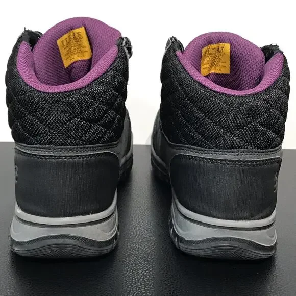 Skechers Womens McColl Composite Toe Waterproof Work Boots Gray Black Purple 8 - Picture 9 of 16